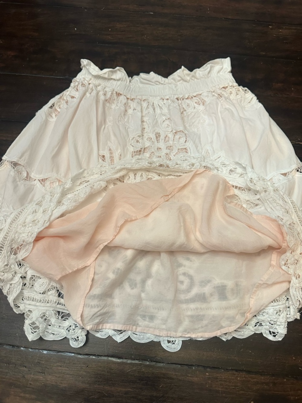 Maeve by Anthropologie White Strapless Lace Mini Dress Size Small 38629 - Picture 9 of 16